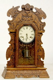 Schiff Bros. "Our Pride" Oak Kitchen Clock — Antique Clocks Price Guide