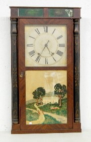 Henry Terry and Co. 2 Weight Shelf Clock — Antique Clocks Price Guide