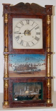 Birge, Peck and Co. 2 Weight Shelf Clock — Antique Clocks Price Guide