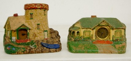 2 Clocks: Deluxe Bungalow and Homestead — Antique Clocks Price Guide