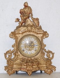 N. Muller Iron Clock "Grape Harvest" — Antique Clocks Price Guide