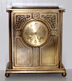 Brass Dresser Clock — Antique Clocks Price Guide