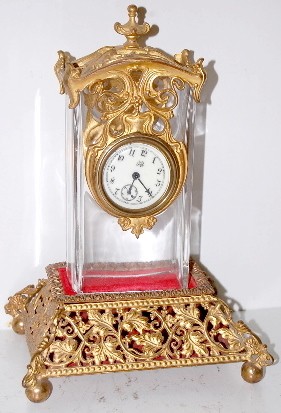 Jennings Bros. Crystal and Metal Jewelry Box — Antique Clocks Price Guide