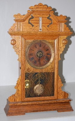Seth Thomas Oak Kitchen Clock — Antique Clocks Price Guide