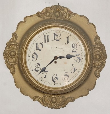 Large Gallery Gesso Clock, 12 1/2" Dial — Antique Clocks Price Guide