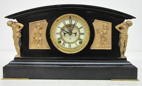 Ansonia "Monterey" Iron Case Clock — Antique Clocks Price Guide