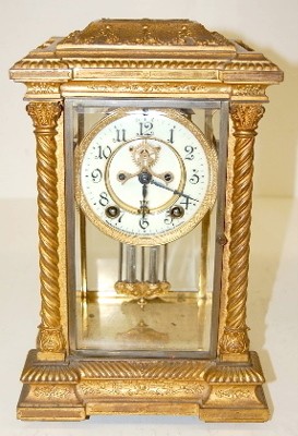 Ansonia "Don" Crystal Regulator Clock — Antique Clocks Price Guide