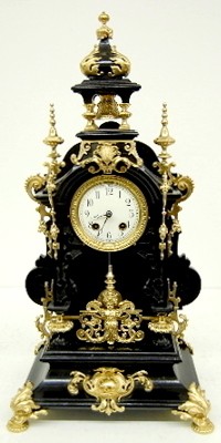 Lenzkirch Type Bronze Mounted Shelf Clock — Antique Clocks Price Guide