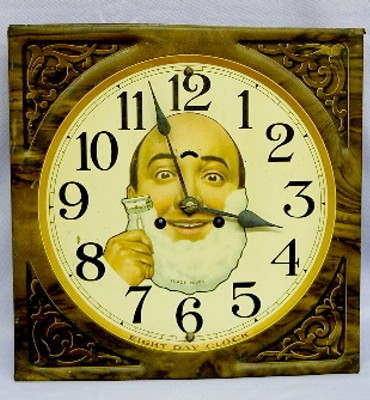 Ever-Ready American Safety Razor Adv. Clock — Antique Clocks Price Guide