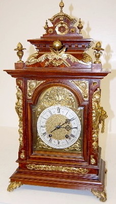 Ornate Lenzkirch Bronze Mounted Shelf Clock — Antique Clocks Price Guide