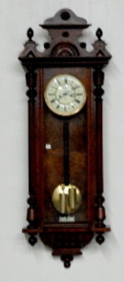2 Weight Gustav Becker Clock w/Seconds Bit — Antique Clocks Price Guide