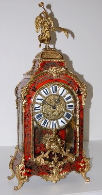 French Boulle Shelf Clock W/ Winged Trumpeter — Antique Clocks Price Guide