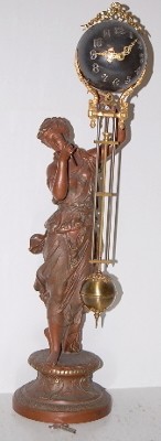 Ansonia "Juno" Swinging Ball Mystery Clock — Antique Clocks Price Guide