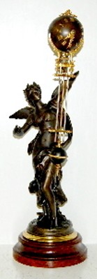 French Antique Angel Mystery Clock — Antique Clocks Price Guide