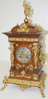 Ornate Lenzkirch Cherubs Shelf Clock — Antique Clocks Price Guide