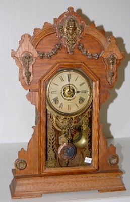 Seth Thomas Oak "Metals No. 4" Mantle Clock — Antique Clocks Price Guide