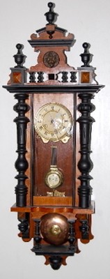 Antique Visible Bell Striking R.A. Wall Clock — Antique Clocks Price Guide