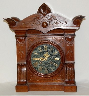 French Ringuet a Paris Clock W/ Marble Dial — Antique Clocks Price Guide
