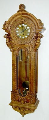 Large Gazo Zodiac Wall Hanging Regulator Clock — Antique Clocks Price Guide
