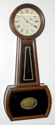 Howard and Davis Banjo No. 3, Weight Driven — Antique Clocks Price Guide