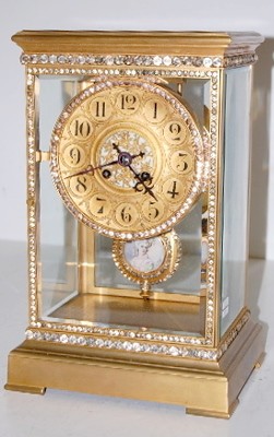 Bailey, Banks and Biddle French Crystal Regulator Clock — Antique Clocks Price Guide