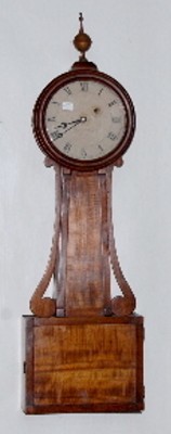 Sawin and Dyar Boston Weight Banjo Clock — Antique Clocks Price Guide