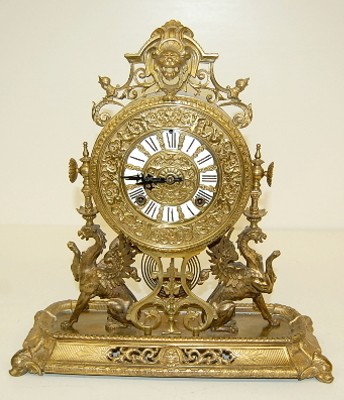 Ansonia "Renaissance" Clock W/ Winged Griffins — Antique Clocks Price Guide