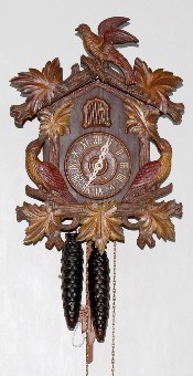Lux Bird Carved Cuckoo Clock — Antique Clocks Price Guide