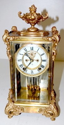 Ansonia "Elysian" Crystal Regulator Clock — Antique Clocks Price Guide