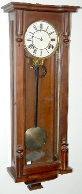 Spring Wound Regulator Clock — Antique Clocks Price Guide