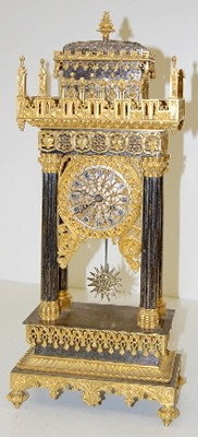 Antique French Empire Bronze and Metal Clock — Antique Clocks Price Guide