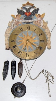1780 2 Bell, 3 Weight Wall — Antique Clocks Price Guide