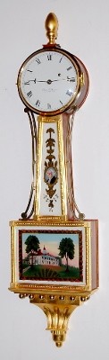 Elmer O. Stennes Presentation Banjo Clock — Antique Clocks Price Guide