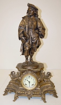 Ansonia "Undine and Male Statue" Clock — Antique Clocks Price Guide