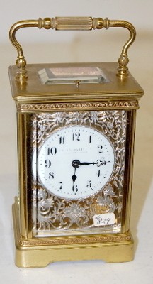 Ornate French Repeater Carriage Clock — Antique Clocks Price Guide