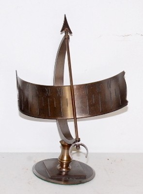 Bulova Miniature Armillary Sun Dial Clock — Antique Clocks Price Guide