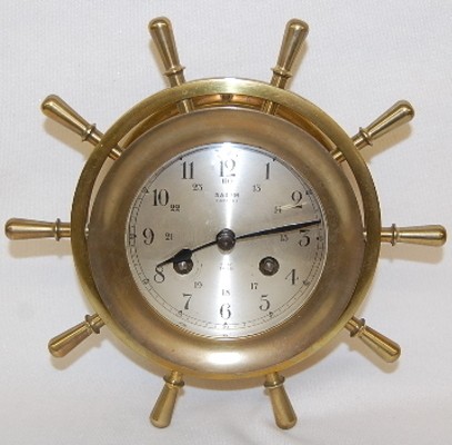 Antique Bronze Salem Ship's Bell Clock — Antique Clocks Price Guide