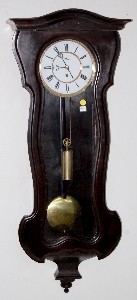 1 Weight Serpentine Vienna Regulator Clock — Antique Clocks Price Guide