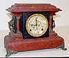 E.N. Welch Marbleized "Pinero No. 3" Mantle Clock
