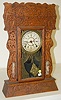 Gilbert Oak Calendar No.3208 Clock
