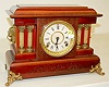 Seth Thomas Red Adamantine "Shasta" Mantle Clock