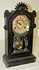Gilbert Ebonized "Jet" Mantle Clock