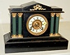 Ansonia Iron Case "Boston Extra" Mantle Clock