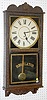 Antique Oak Waterbury Store Regulator Clock
