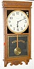 Oak Ingraham Antique Store Regulator Clock