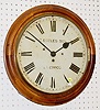 18" Liverpool Antique Fusee Gallery Clock