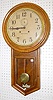 Oak Waterbury "Admiral" 30 Day Wall Clock