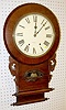 New Haven Double Scroll Wall Hanging Clock