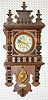 German Carved Free Swinger Wall Clock