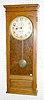 Antique Oak Imperial Hanging Clock